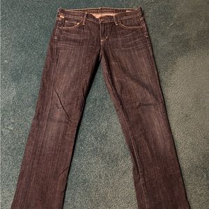 Citizens of Humanity Ava Straight Leg Low Rise Jeans